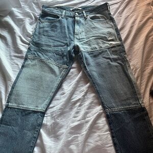 PacSun Two-Tone Blue Slim Jeans